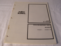 King Installation / Maintenance Manual KA 93 VHF Portable