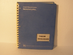 Tektronix 7403N Oscilloscope  Instruction Manual