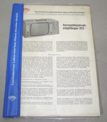 Beschreibung TLH Fernsehkontrollempfänger 313-04