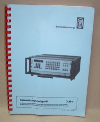 Serviceanleitung Datenleitungsmeßgerät DLM-4