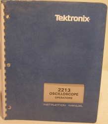 Tektronix Oscilloscope 2213 Operators Instruction Manual