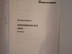 Rohde & Schwarz Sendermessplatz CMTS 845.2000.02 Betriebshandbuch