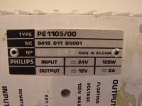 Philips Power Supply Type PE1105/00 Input: 24V 128W Output:12V 8A