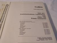 Collins Instruction Book VHF-251 and PWC-150
