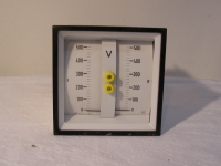 Voltmeter Analog-Einbaumessgerät Anzeigebereich 0....500 V