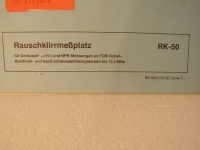 Rauschklirrmeßplatz RK-50 Beschreibung