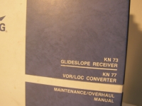 King KN 73 Receiver KN 77 VOR/LOC Converter Manual