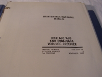 King KNR 600/660/600A/660A Vor/Loc Receivers Installation Manual