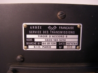 Service Des Transmissions Tiroir Daccord 6 Frequency 3000-4500KC