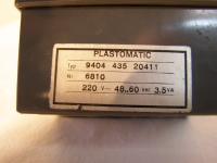 Plastomatic L 0 bis 1400 °C 220 V 48...60/sec 3,5VA  Typ 9404 435 20411