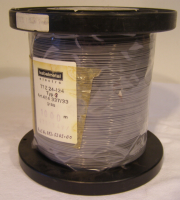 Kupferschaltdraht / Litze verzinnt TTZ 24-124 / AWG24/1 grau 1000m