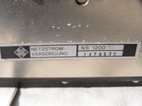 Telefunken Netzstromversorgung NS 1200