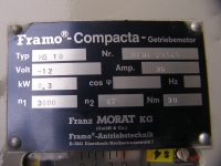 Framo-Compacta Getriebemotor für Geroh Alu-Kurbelmast 9 m