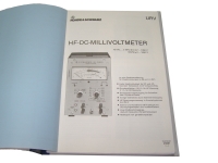Beschreibung/Handbuch HF-DC-Millivoltmeter URV