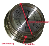 Dekoratives Wandbarometer im Vintage-Stil von Taylor / Sybron