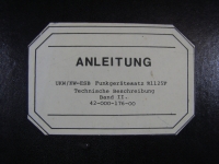 Anleitung UKW/KW-ESB Funkgerätesatz R-1125F Technische Beschreibung  Band 2