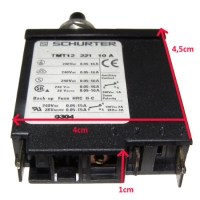 Schurter TMT12-221 10A Sicherungsautomat/ Überstromschalter, neuwertig