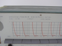 Umschaltbarer Hochpass Sh701 Frequenzbereich 0..10 MHz