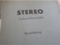 Stereo Tonband-Gerät 6000 Breitband-Speichergerät Nostalgie Sammlerstück