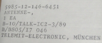 SEM 35 Faltantenne /  Antenne kurz / Blattantenne AT-272
