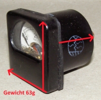 PEKLY Analog-Einbaumessgerät 0-50 µA