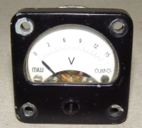 MW Analog-Einbaumessgerät 0-15 V