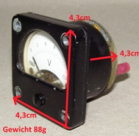 MW Analog-Einbaumessgerät 0-15 V