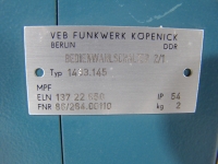 RFT KWB 1300 Bedienwahlschalter 2/1 Typ 1493.145
