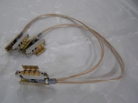 2x RFT Prüfkabel  Reparatur Kabel / Adapter Kabel 1655.034-01030  L.ca 0,4 m