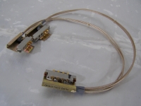 2x RFT Prüfkabel  Reparatur Kabel / Adapter Kabel 1655.034-01030  L.ca 0,4 m