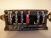 R-390A EAC VEEDER ROOT COUNTER WITH COVERMFD Electronic Assistance Corp Part No. 36-0017