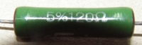 Sternice Keramikwiderstand RB57 5% / 120 Ohm (10 Stück)