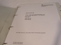 Rohde & Schwarz Beschreibung TTL-I/O-Schnittstelle PS-B11 1006.7303.02/04